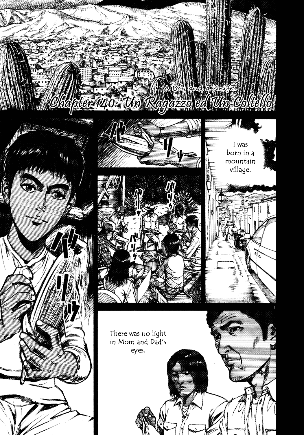Bambino! Chapter 140.2 page 1 - Chapter 140 v2 : Un Ragazzo ed Un-Coltello (A Boy and a Knife)