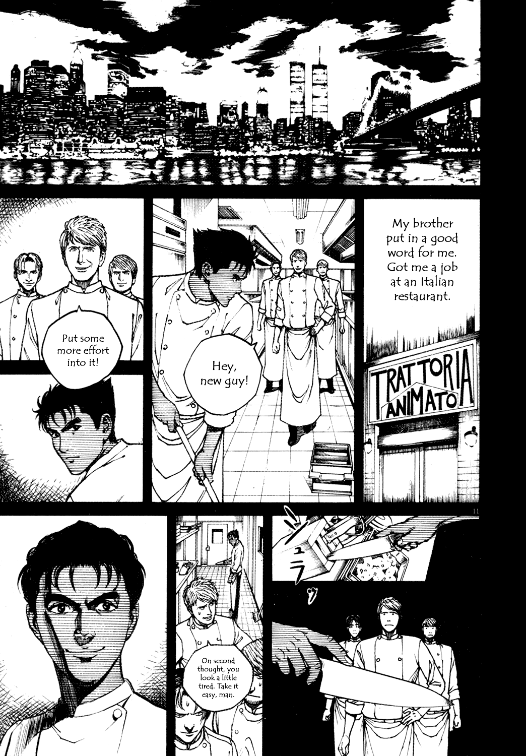 Bambino! Chapter 140.2 page 11 - Chapter 140 v2 : Un Ragazzo ed Un-Coltello (A Boy and a Knife)
