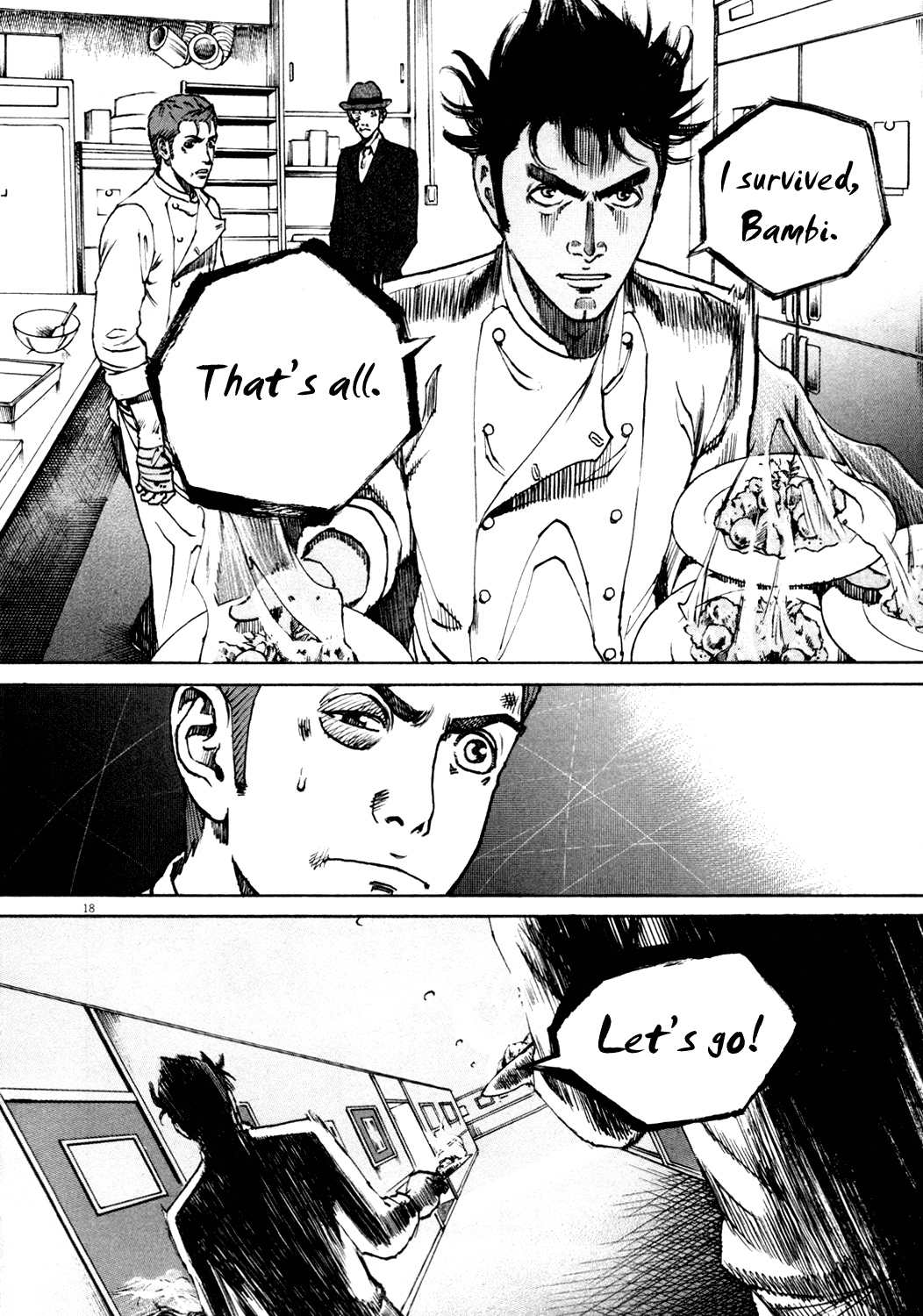 Bambino! Chapter 140.2 page 18 - Chapter 140 v2 : Un Ragazzo ed Un-Coltello (A Boy and a Knife)
