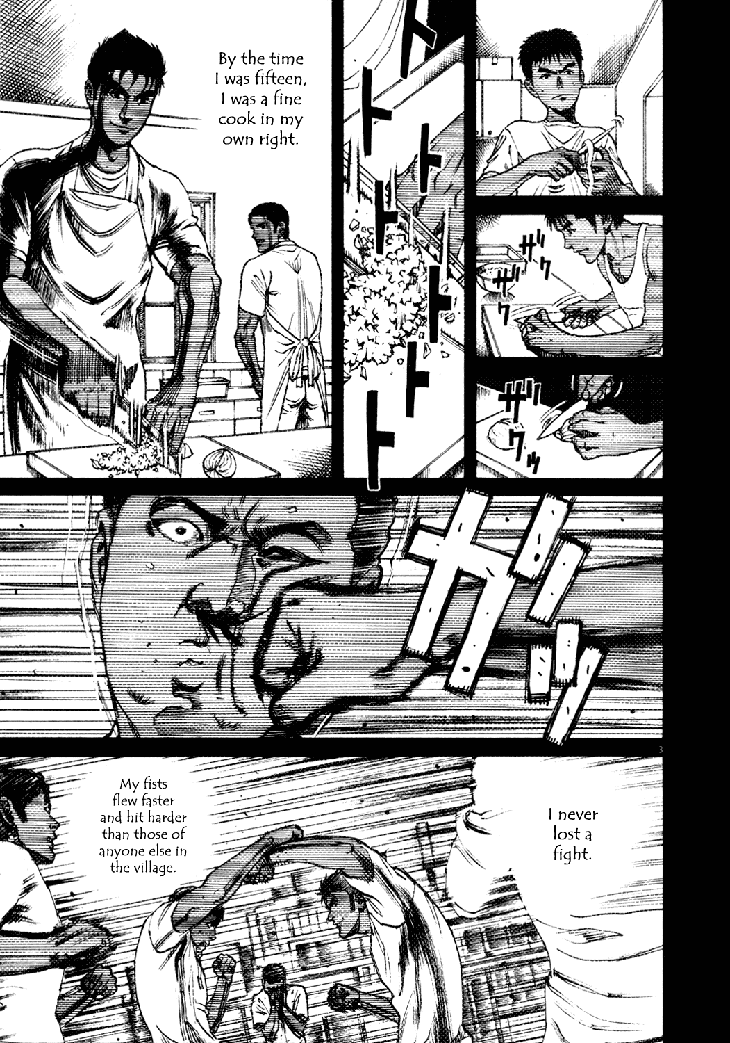 Bambino! Chapter 140.2 page 3 - Chapter 140 v2 : Un Ragazzo ed Un-Coltello (A Boy and a Knife)