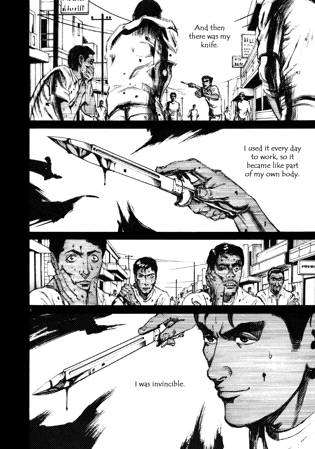 Bambino! Chapter 140.2 page 4 - Chapter 140 v2 : Un Ragazzo ed Un-Coltello (A Boy and a Knife)