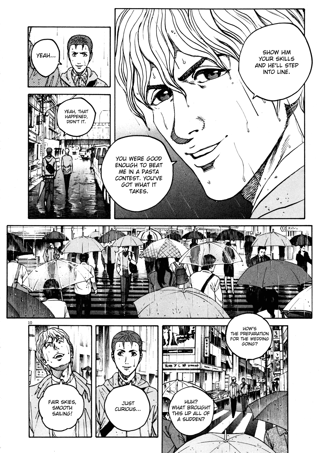 Bambino! Chapter 162.2 page 10 - Chapter 162 v2 : Pioggia (1) (Rain)