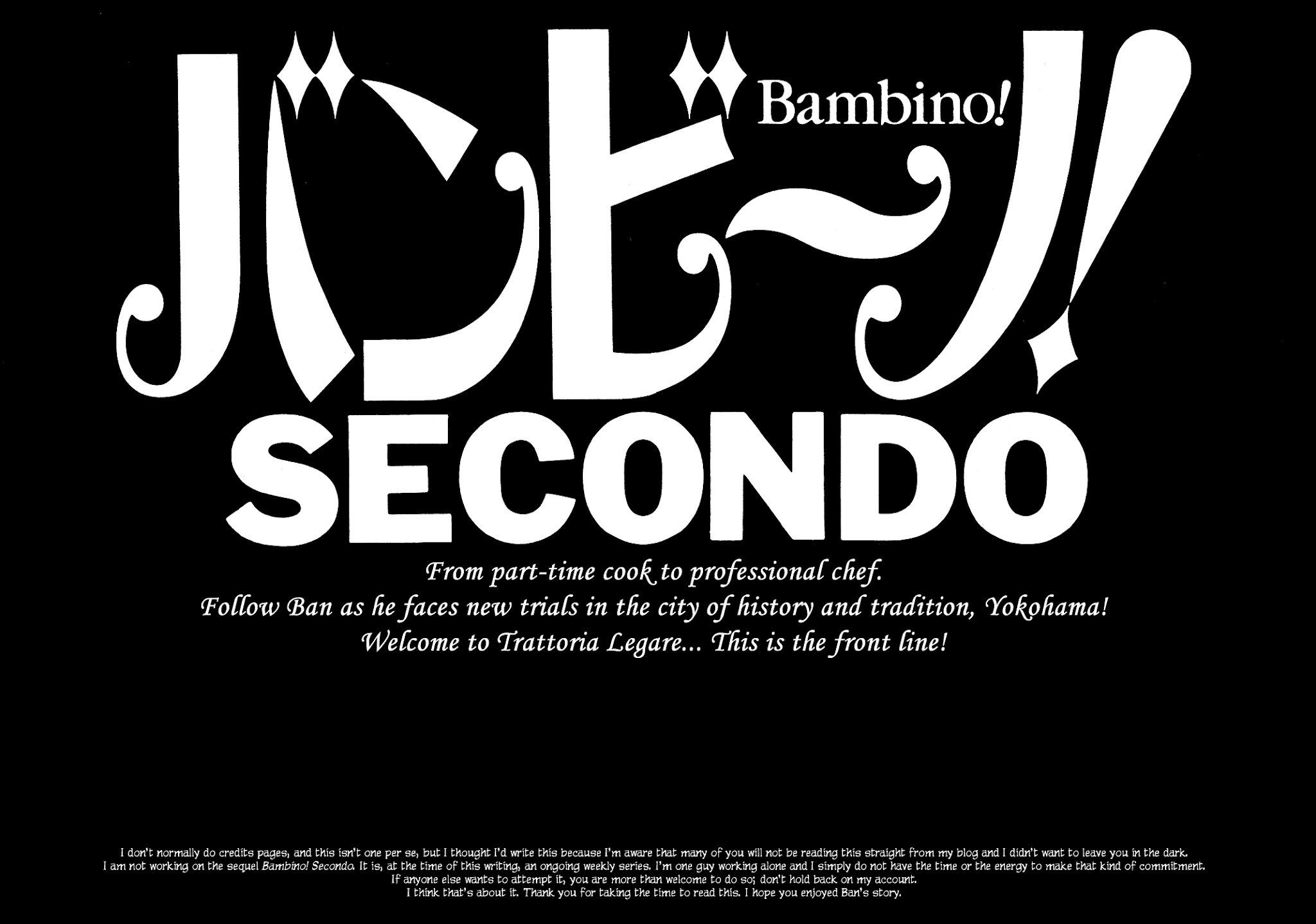 Bambino! Chapter 164.2 page 20 - Chapter 164 v2 : Il Giorno Prima (The Day Before) [End]