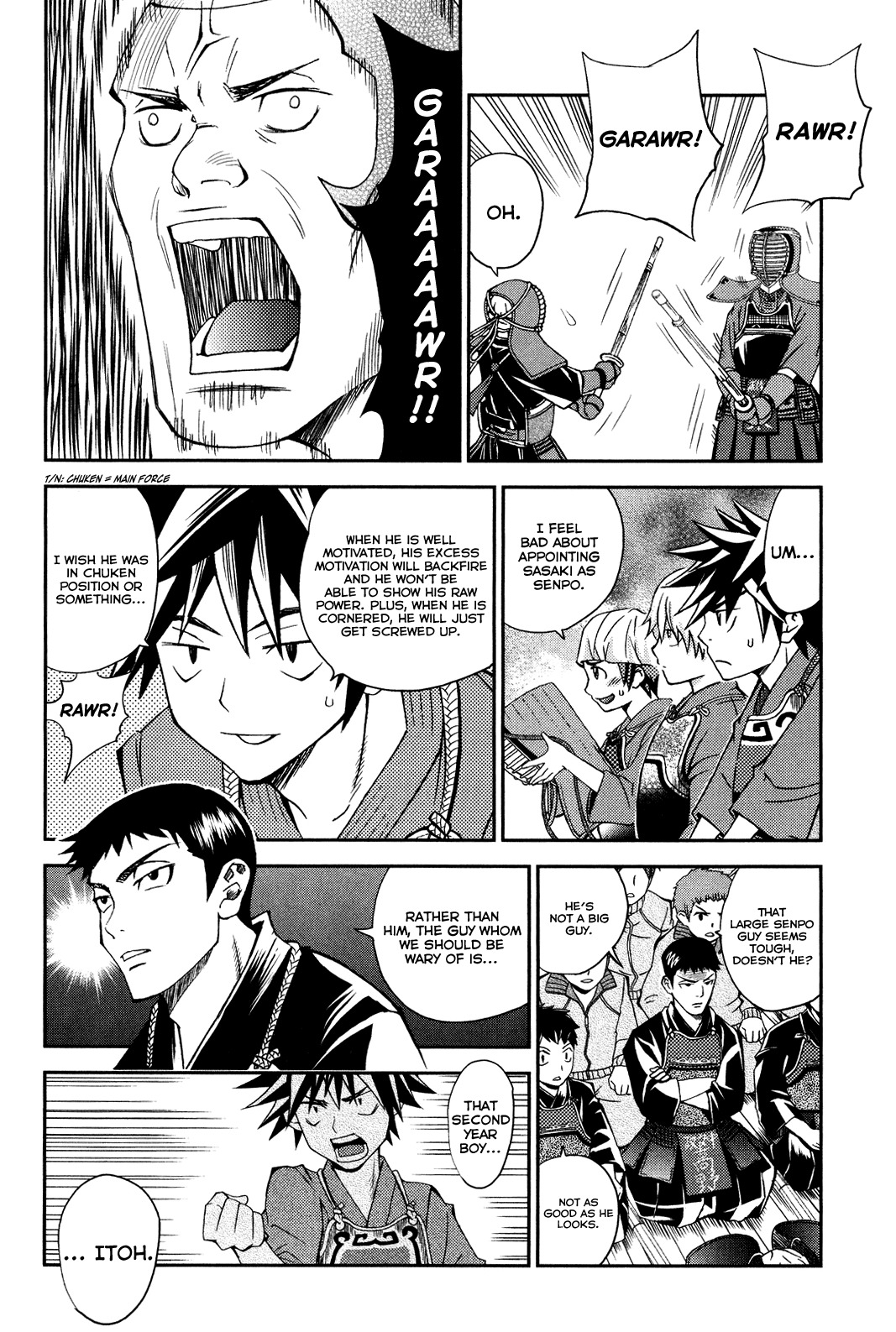 Bamboo Blade B Chapter 11 page 16 - Chapter 11: Yuu and the Customary Practice Match