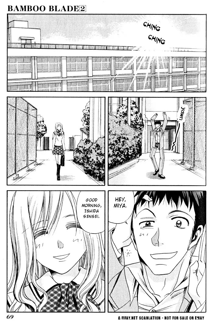 Bamboo Blade Chapter 14 page 1 - Chapter 14: Miya Miya And The Offense Drill