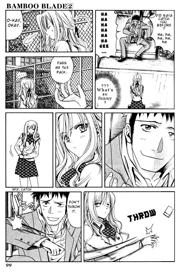 Bamboo Blade Chapter 15 page 9 - Chapter 15: Saya and Tobacco