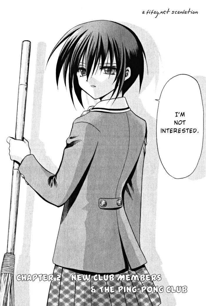 Bamboo Blade Chapter 2 page 1 - Chapter 2: New Club Members And The Ping - Pong Club