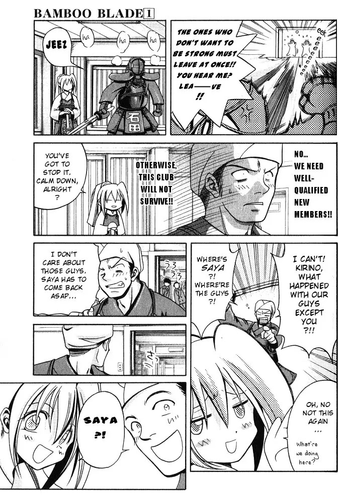Bamboo Blade Chapter 2 page 8 - Chapter 2: New Club Members And The Ping - Pong Club