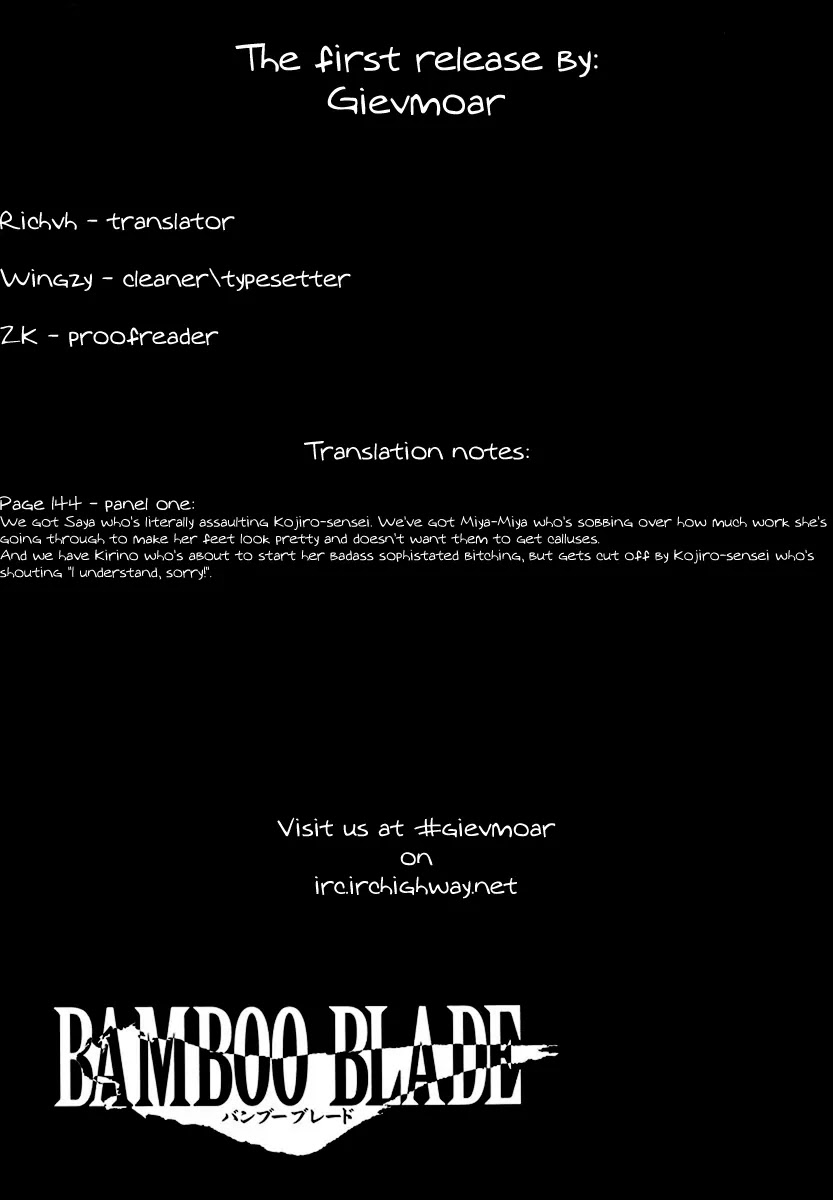 Bamboo Blade Chapter 27 page 21 - Chapter 27: Tamaki and The Job