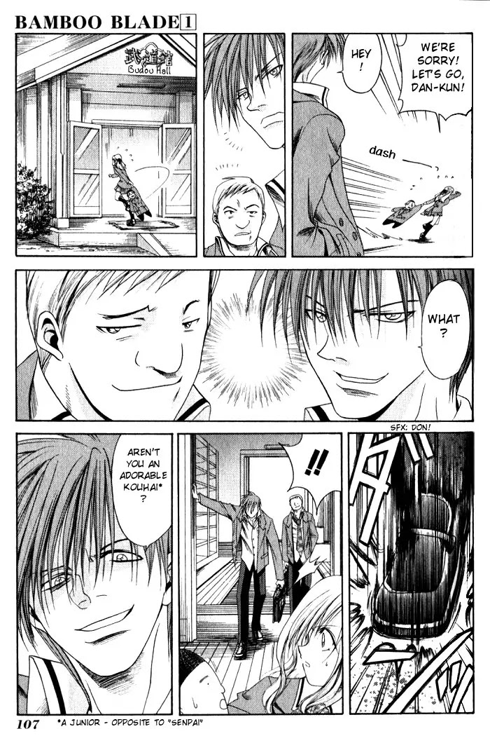 Bamboo Blade Chapter 5 page 11 - Chapter 5: Toyama And His Shoes