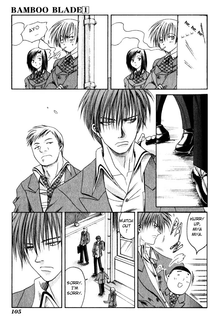 Bamboo Blade Chapter 5 page 9 - Chapter 5: Toyama And His Shoes