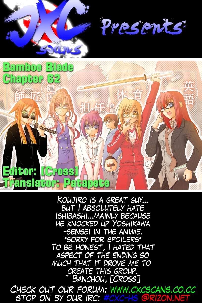 Bamboo Blade Chapter 62 page 26 - Chapter 62: Kojiro and the Old Man