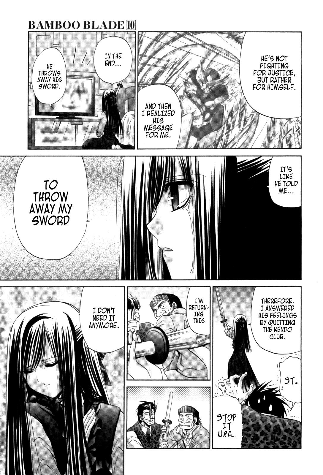 Bamboo Blade Chapter 84 page 23 - Chapter 84: Teramoto, Ura and the Another Dimension
