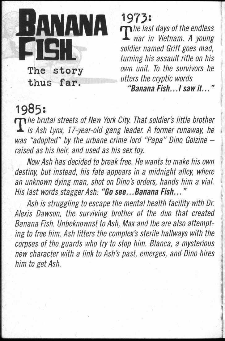Banana Fish Chapter 12.1 page 3 - Vol.12 Chapter 1