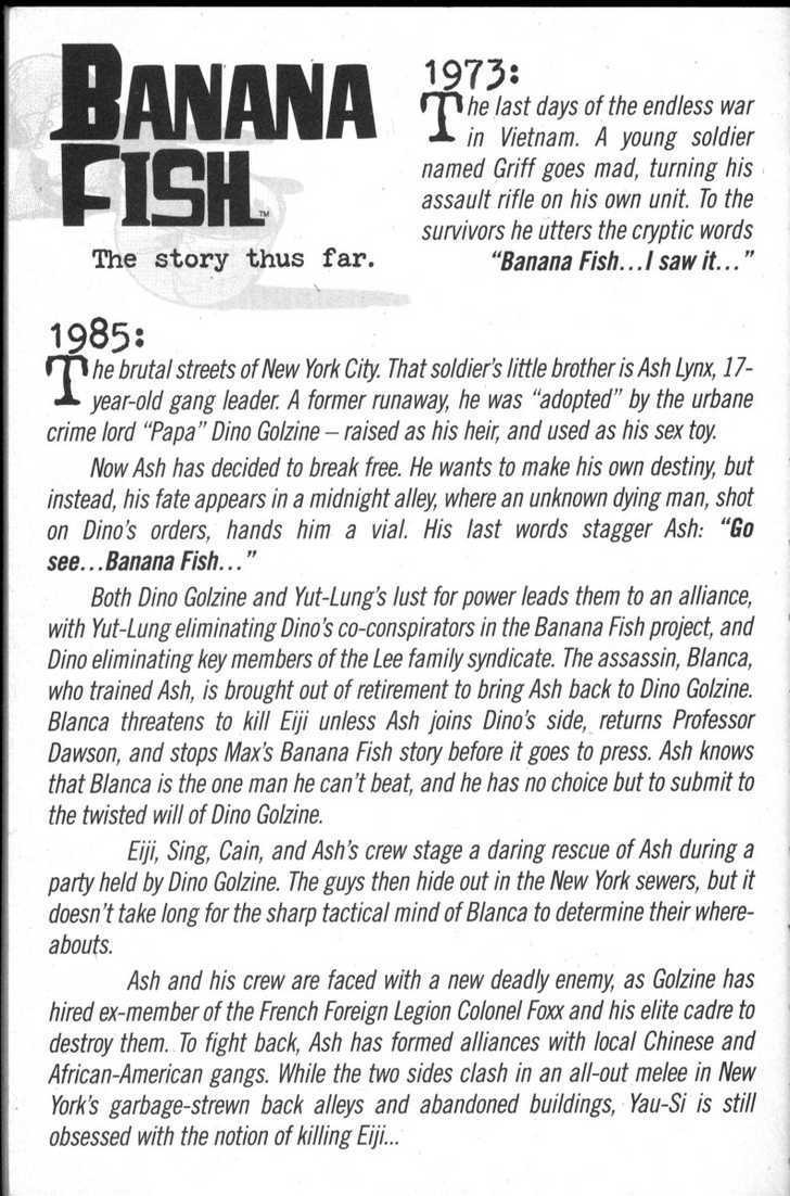 Banana Fish Vol.17 Chapter 1 page 3 - Vol.17 Chapter 1