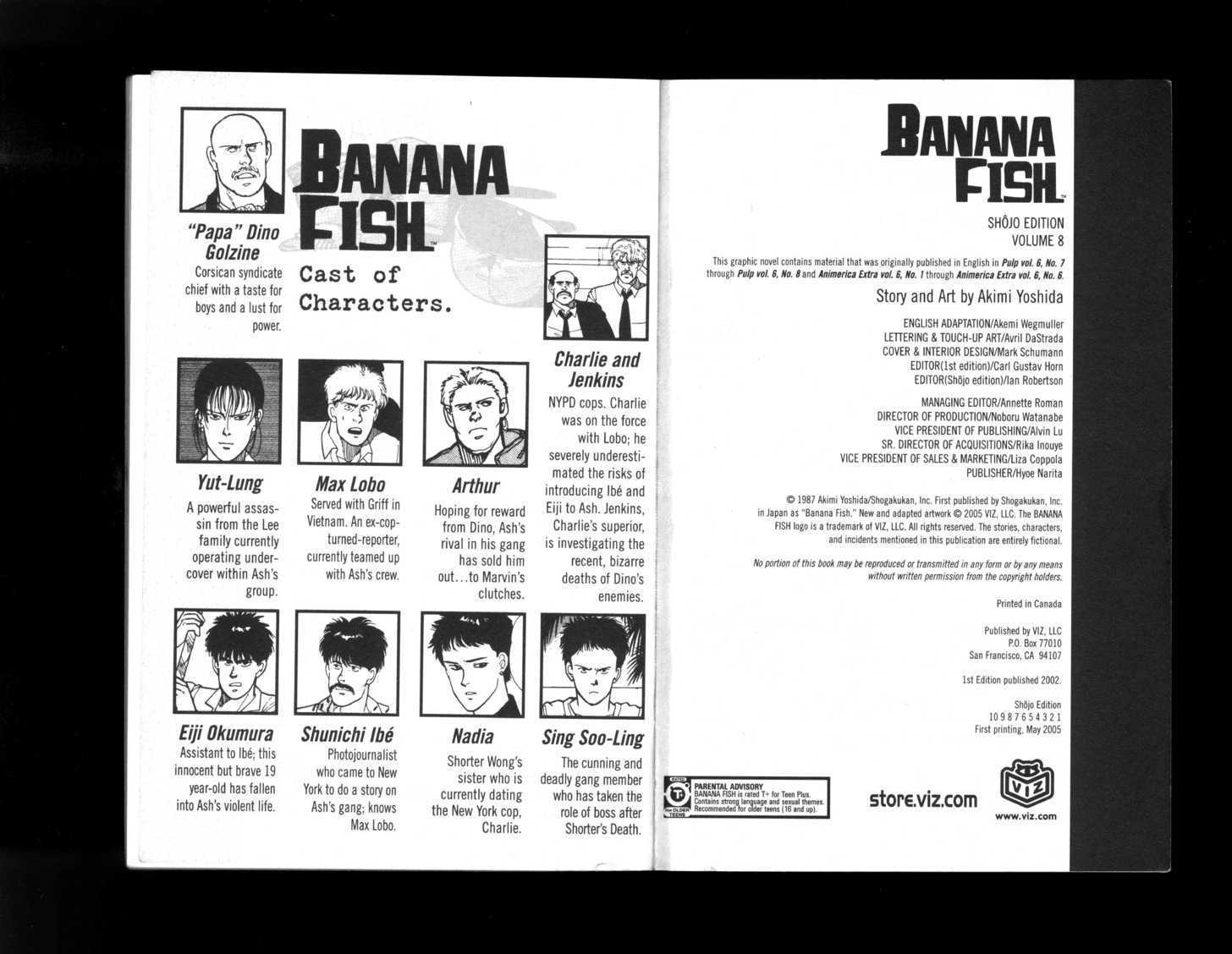 Banana Fish Chapter 8.1 page 4 - Vol.08 Chapter 1