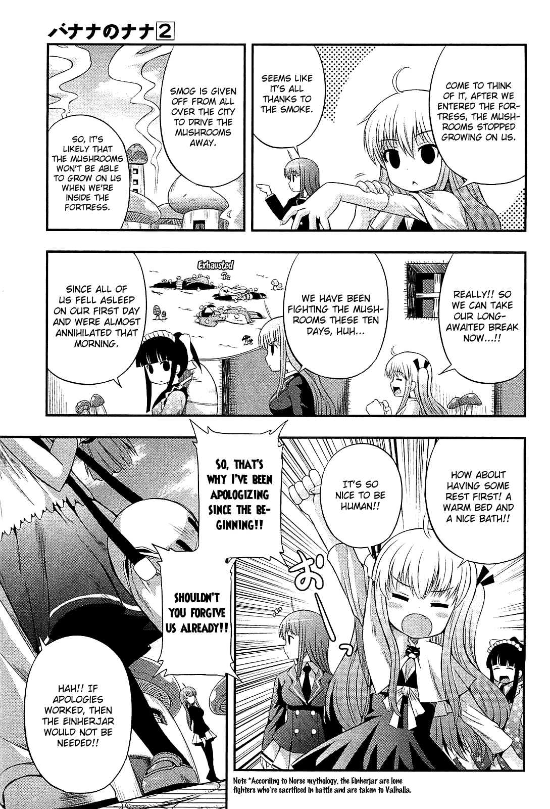 Banana no Nana Chapter 8 page 3 - Chapter 8: Those who hunt mushrooms