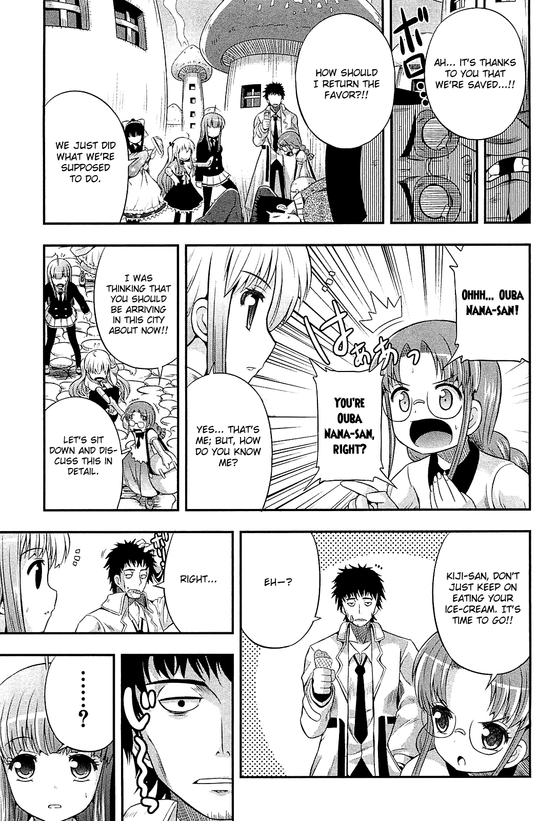 Banana no Nana Chapter 8 page 7 - Chapter 8: Those who hunt mushrooms