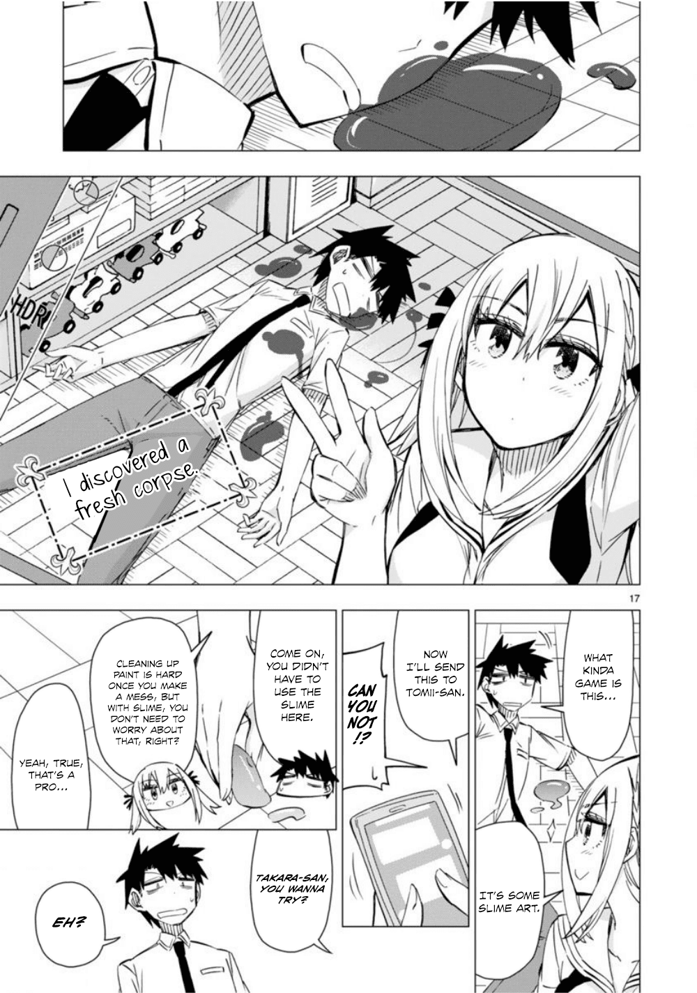 Bandai Kaname wa Asobitai Chapter 10 page 18 - Chapter 10: The slime suspension bridge that joins the two