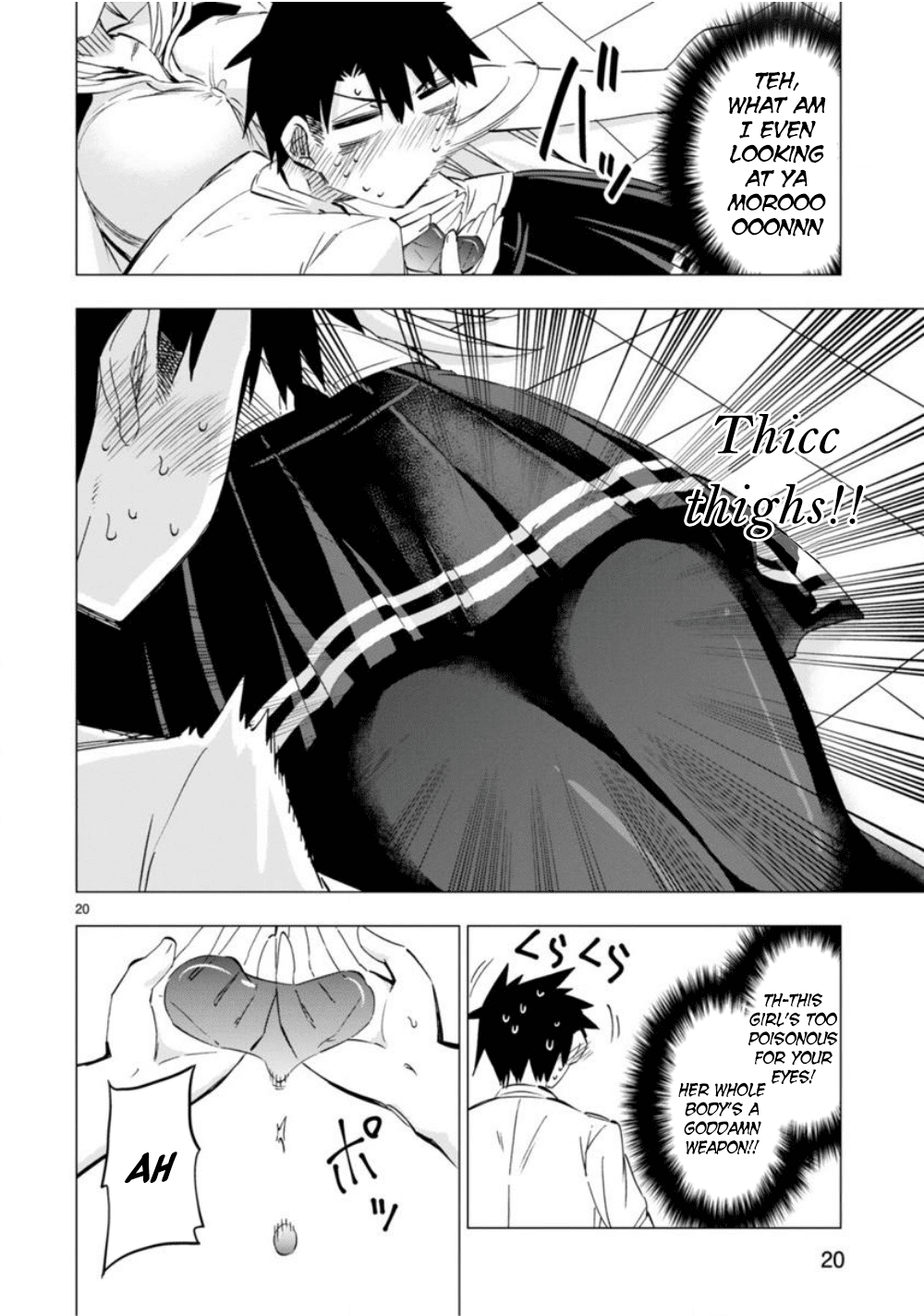 Bandai Kaname wa Asobitai Chapter 10 page 21 - Chapter 10: The slime suspension bridge that joins the two