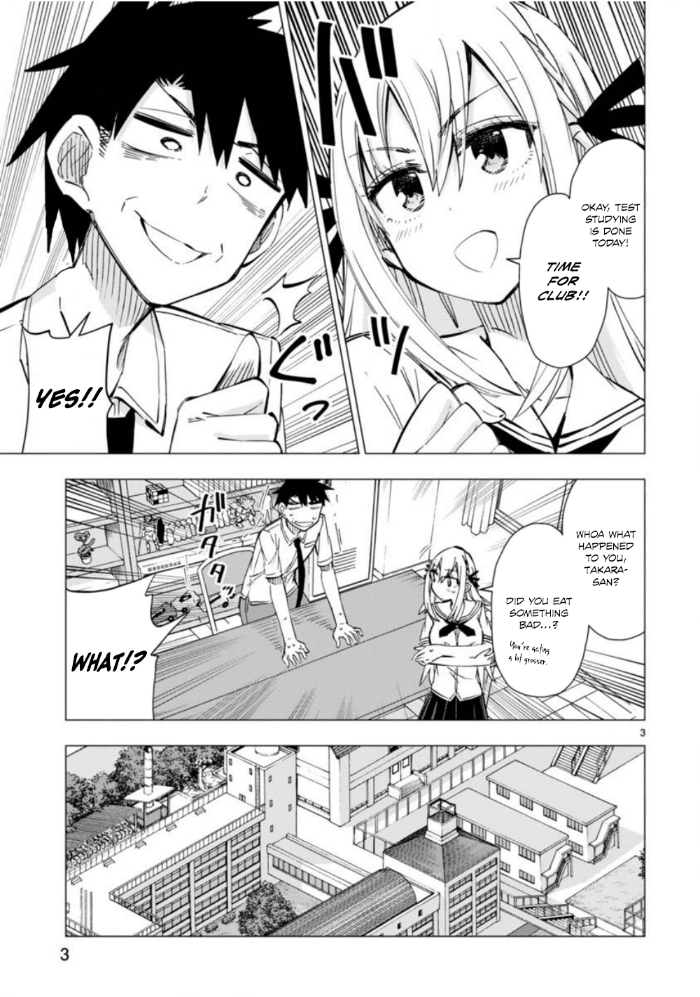 Bandai Kaname wa Asobitai Chapter 10 page 4 - Chapter 10: The slime suspension bridge that joins the two