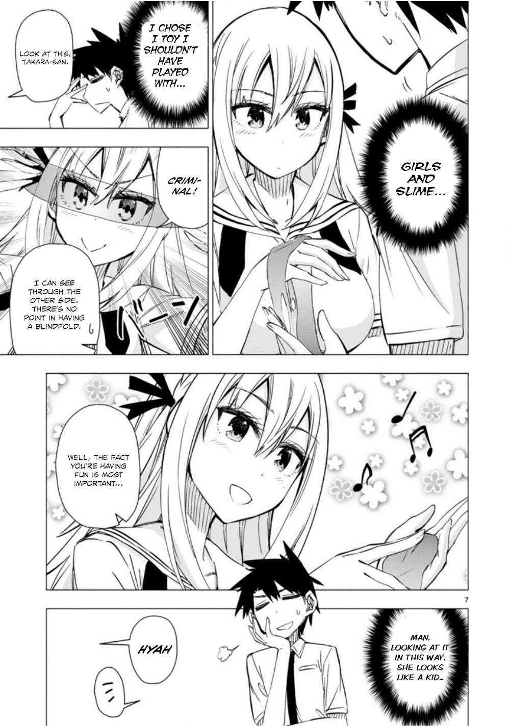 Bandai Kaname wa Asobitai Chapter 10 page 8 - Chapter 10: The slime suspension bridge that joins the two