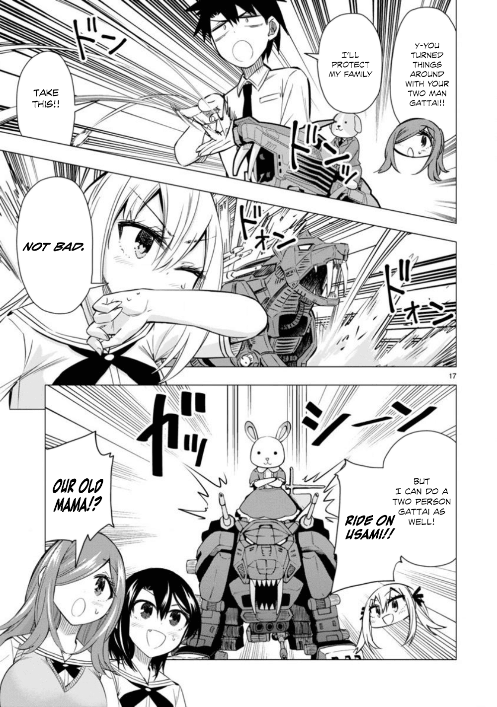 Bandai Kaname wa Asobitai Chapter 12 page 17 - Chapter 12: The Great Animal World War of Survival