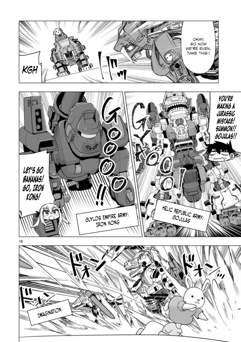 Bandai Kaname wa Asobitai Chapter 12 page 18 - Chapter 12: The Great Animal World War of Survival