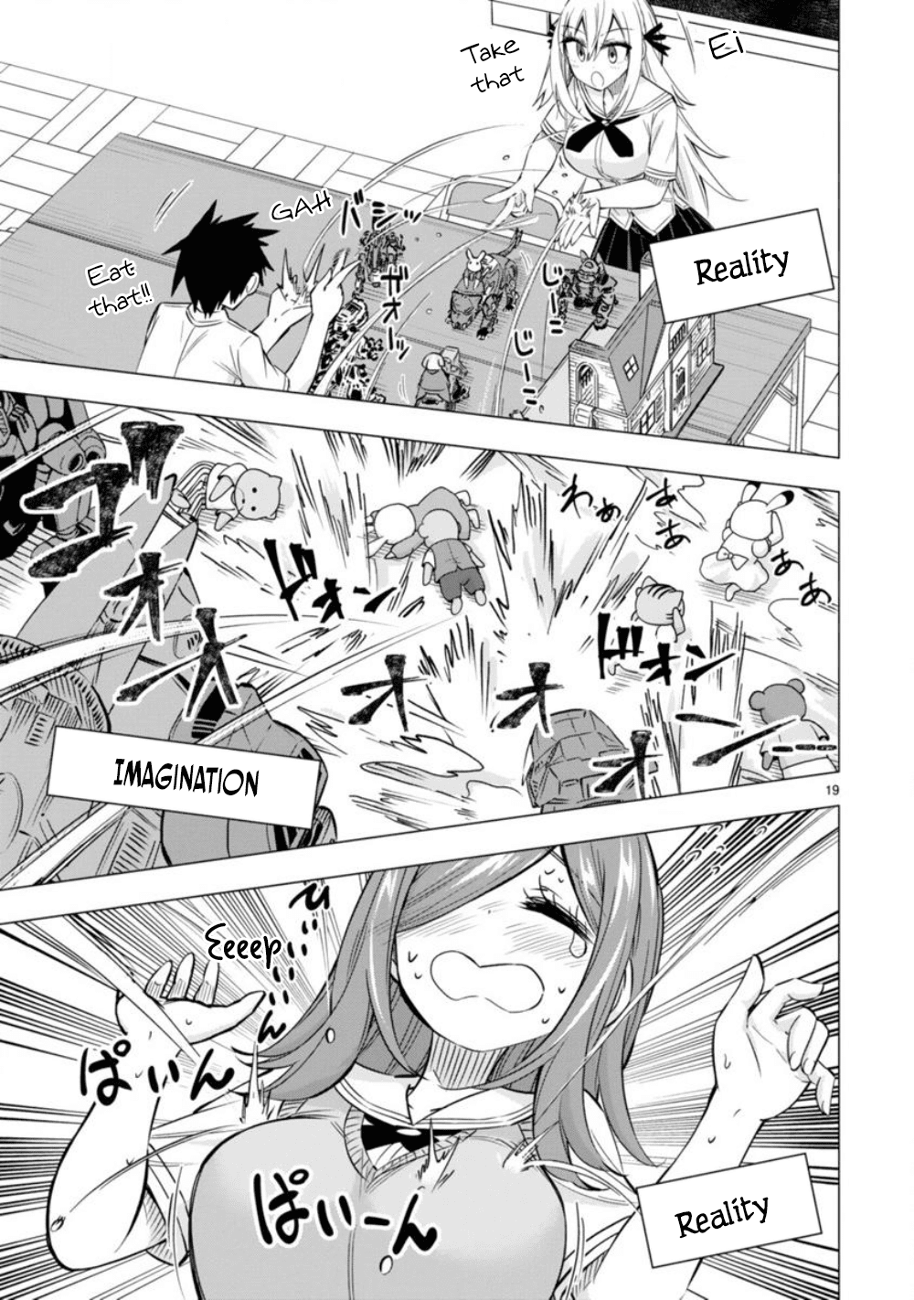 Bandai Kaname wa Asobitai Chapter 12 page 19 - Chapter 12: The Great Animal World War of Survival