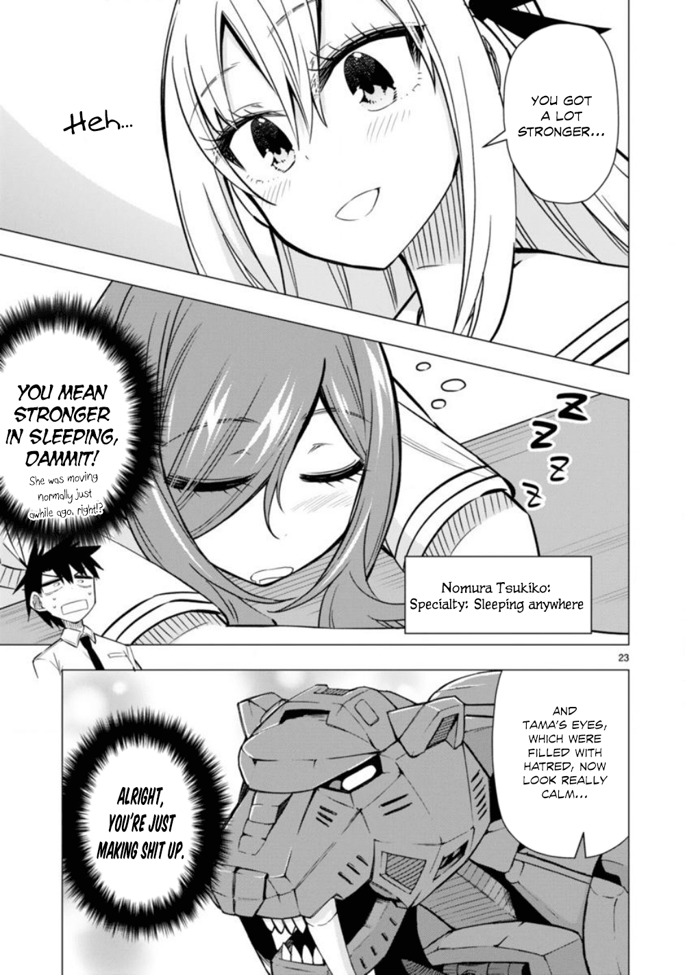 Bandai Kaname wa Asobitai Chapter 12 page 23 - Chapter 12: The Great Animal World War of Survival