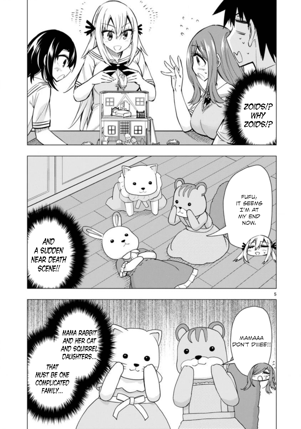 Bandai Kaname wa Asobitai Chapter 12 page 5 - Chapter 12: The Great Animal World War of Survival