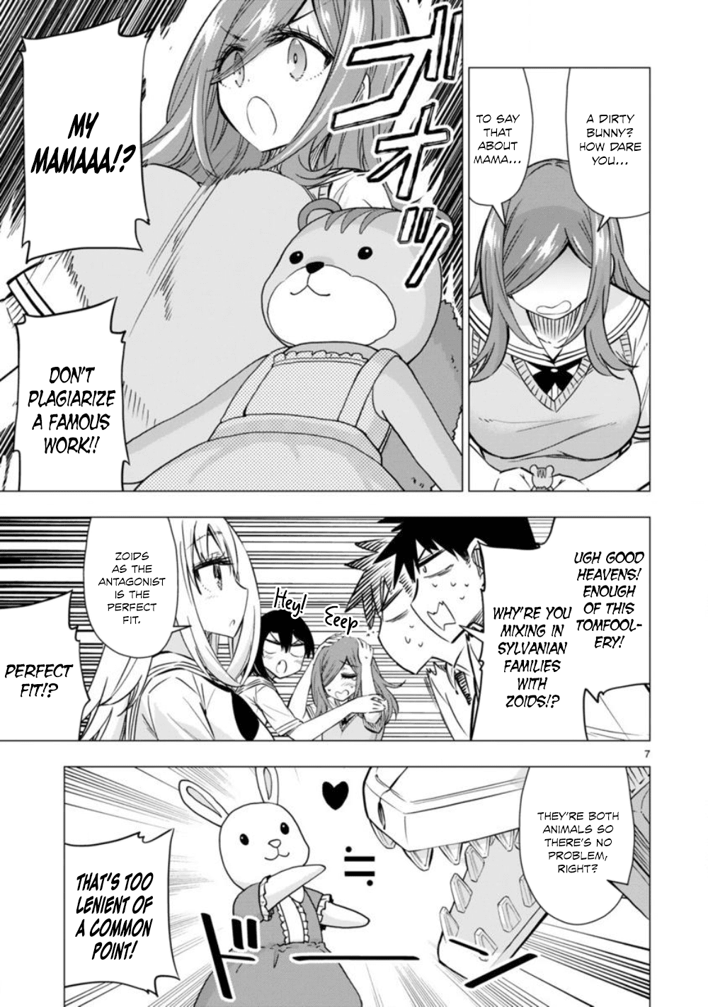 Bandai Kaname wa Asobitai Chapter 12 page 7 - Chapter 12: The Great Animal World War of Survival