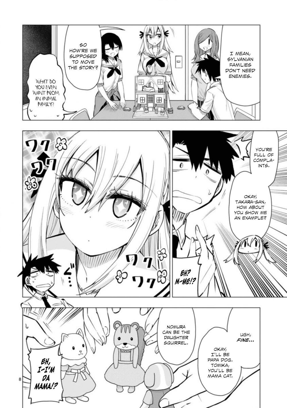 Bandai Kaname wa Asobitai Chapter 12 page 8 - Chapter 12: The Great Animal World War of Survival