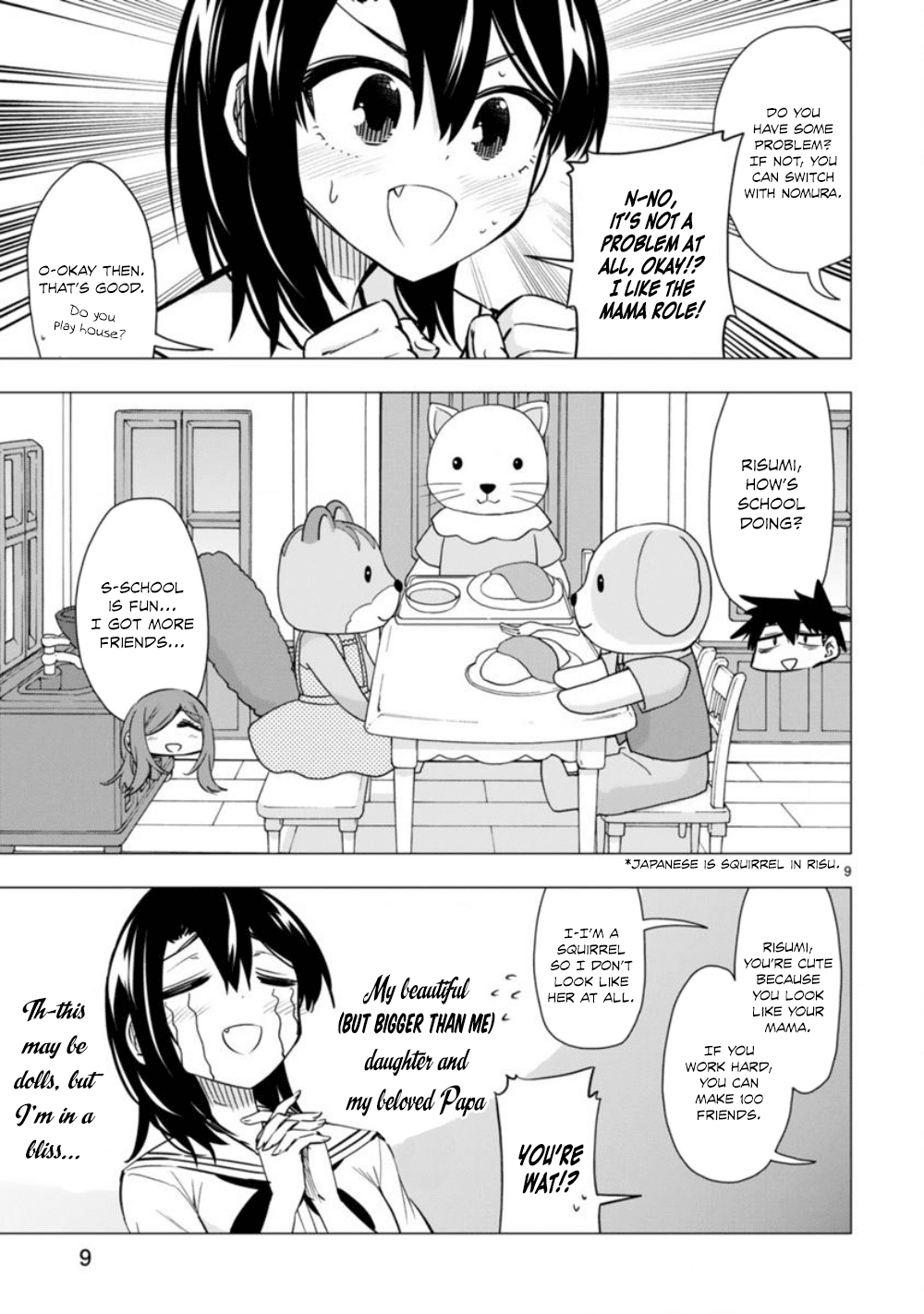 Bandai Kaname wa Asobitai Chapter 12 page 9 - Chapter 12: The Great Animal World War of Survival