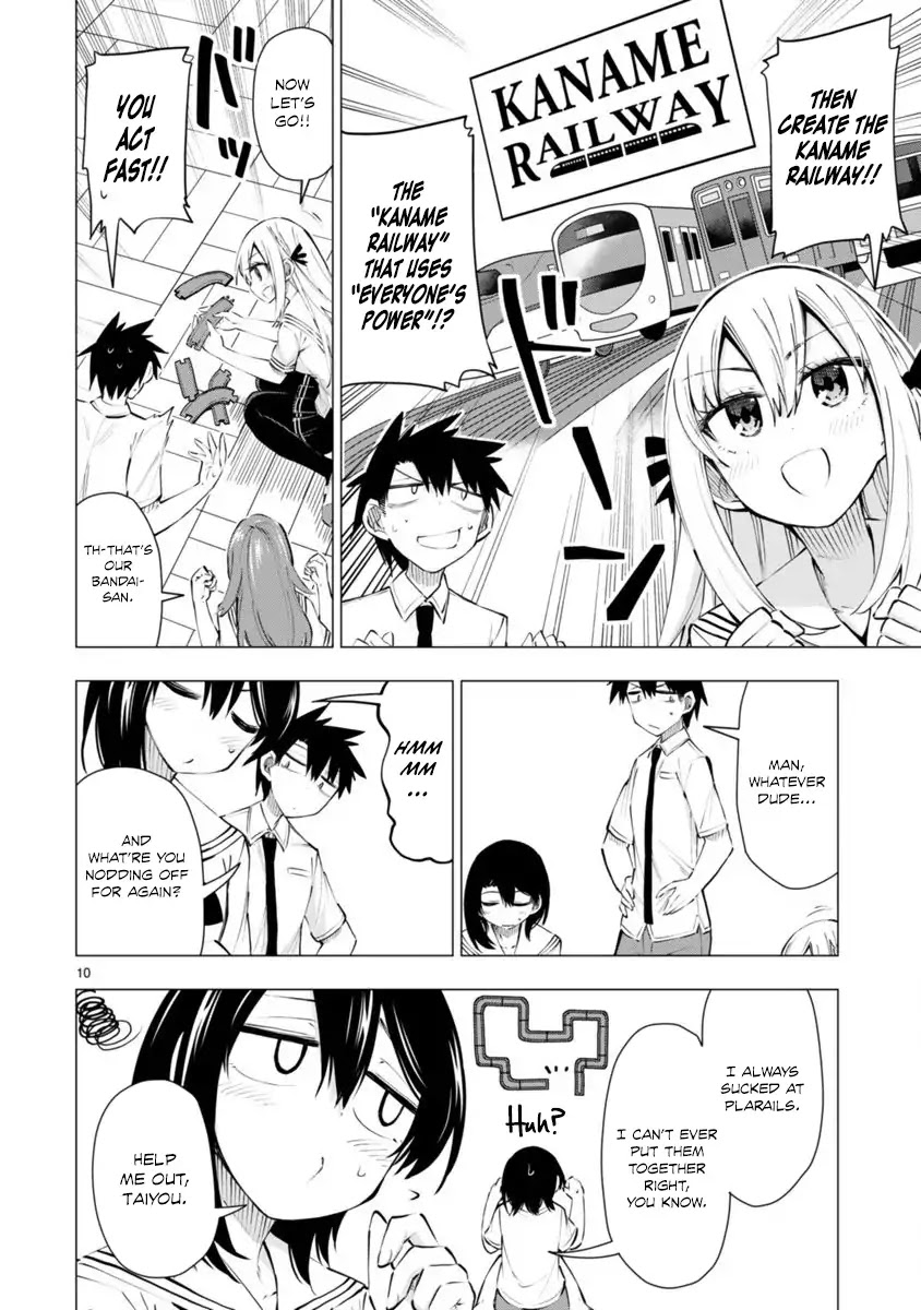 Bandai Kaname wa Asobitai Chapter 13 page 10 - Chapter 13: The Plarail of Sturdy Dreams