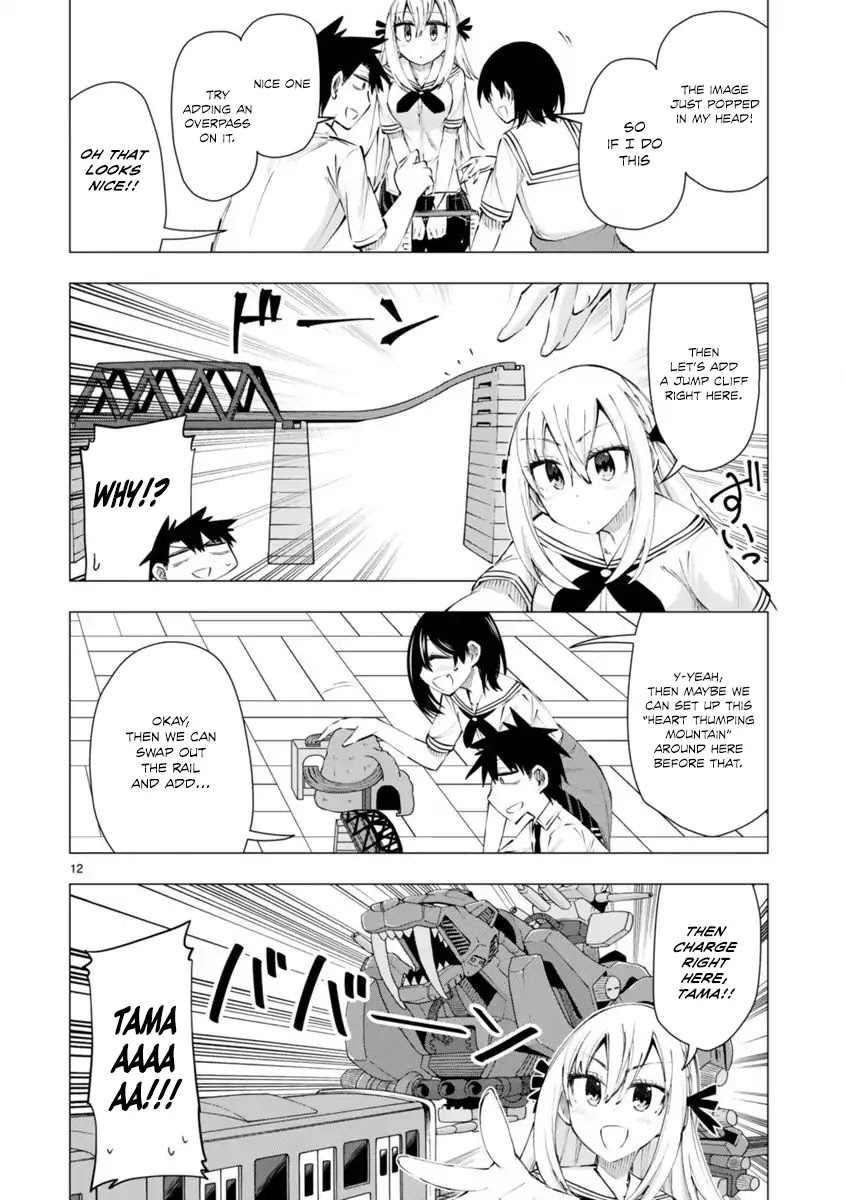 Bandai Kaname wa Asobitai Chapter 13 page 12 - Chapter 13: The Plarail of Sturdy Dreams