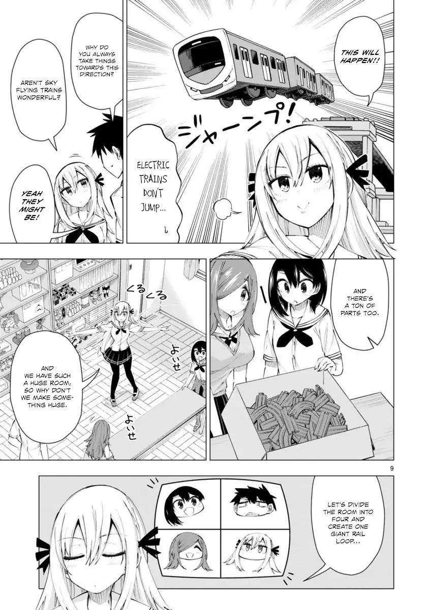 Bandai Kaname wa Asobitai Chapter 13 page 9 - Chapter 13: The Plarail of Sturdy Dreams