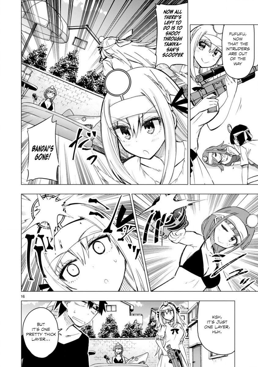 Bandai Kaname wa Asobitai Chapter 15 page 16 - Chapter 15: Impregnable water guns