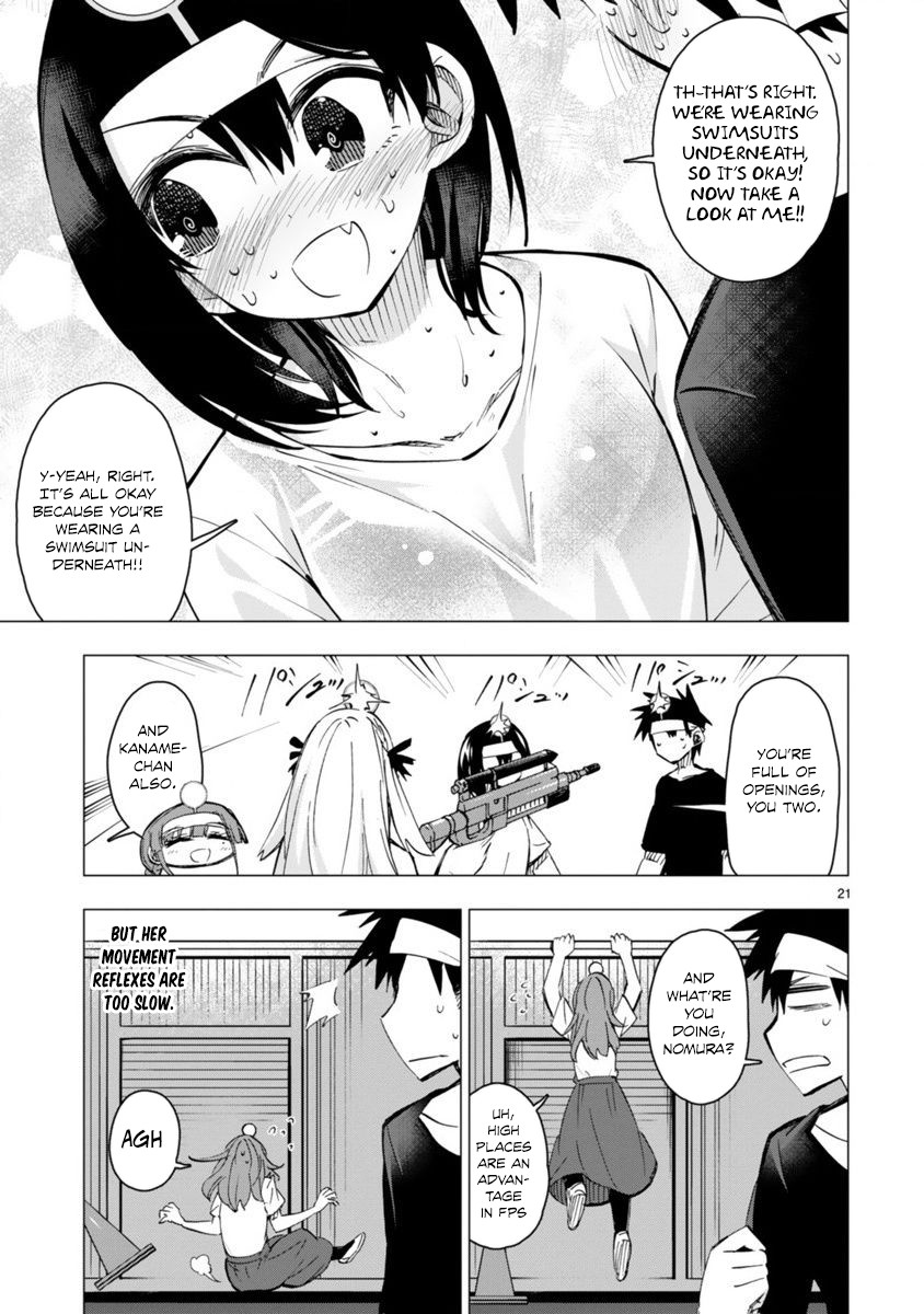 Bandai Kaname wa Asobitai Chapter 15 page 21 - Chapter 15: Impregnable water guns