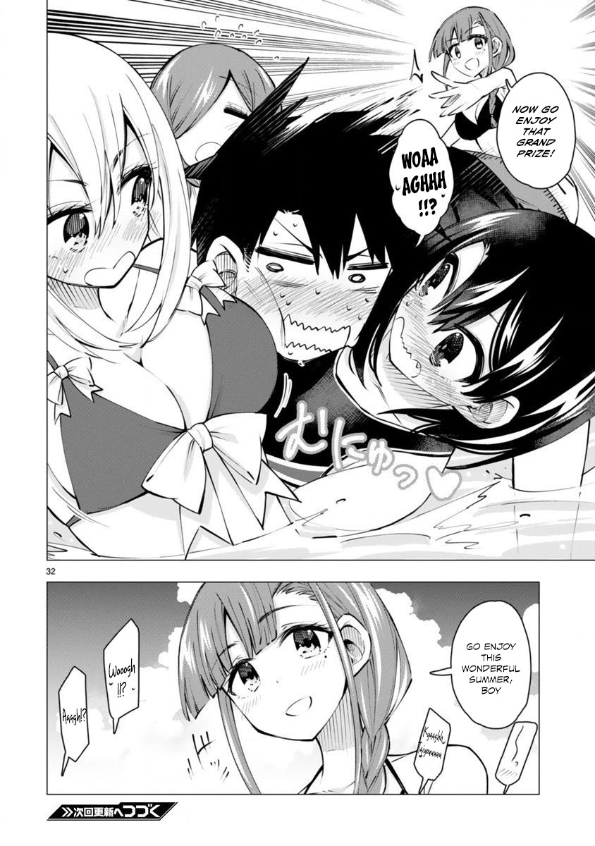 Bandai Kaname wa Asobitai Chapter 15 page 32 - Chapter 15: Impregnable water guns