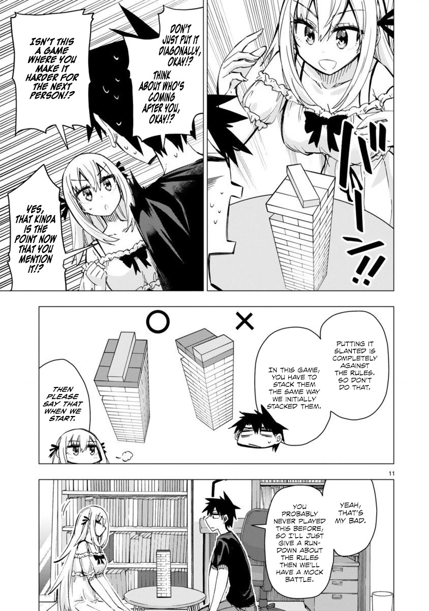 Bandai Kaname wa Asobitai Chapter 16 page 11 - Chapter 16: The blocks the two have piled up on each other