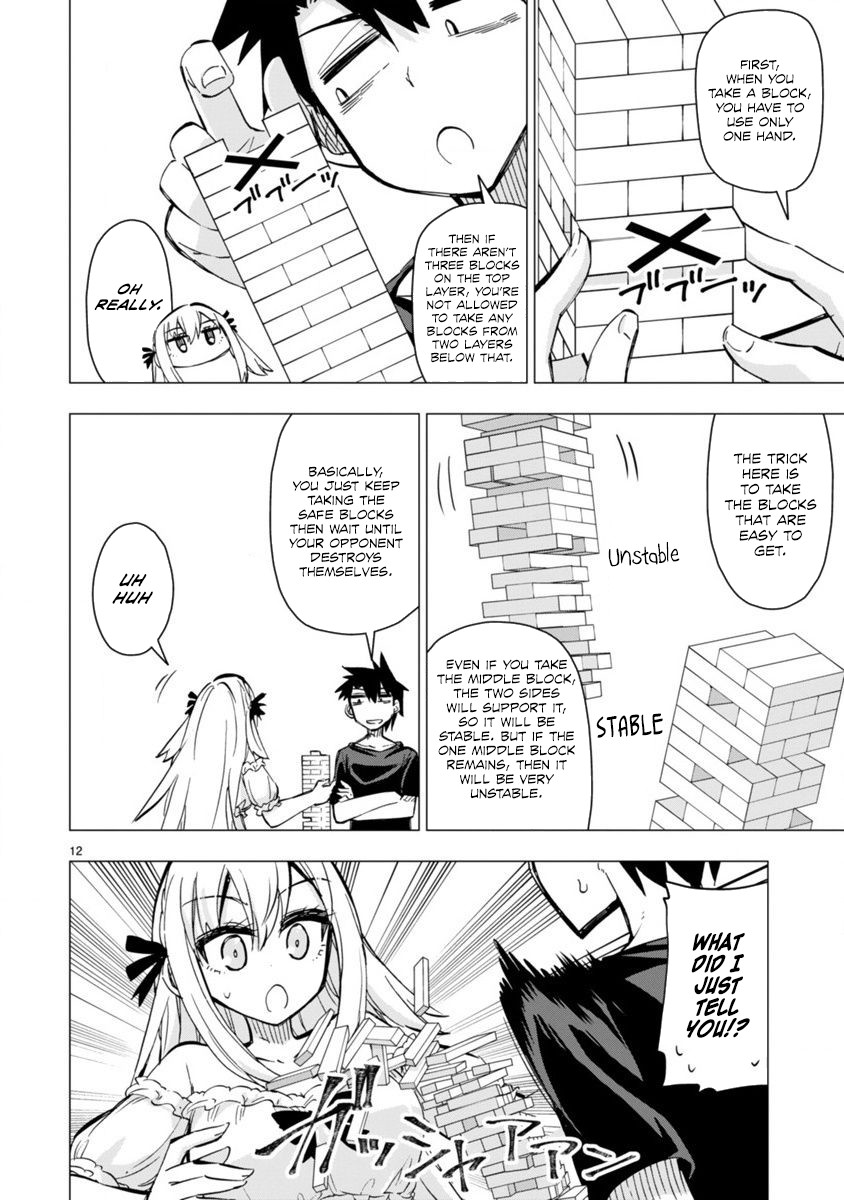 Bandai Kaname wa Asobitai Chapter 16 page 12 - Chapter 16: The blocks the two have piled up on each other