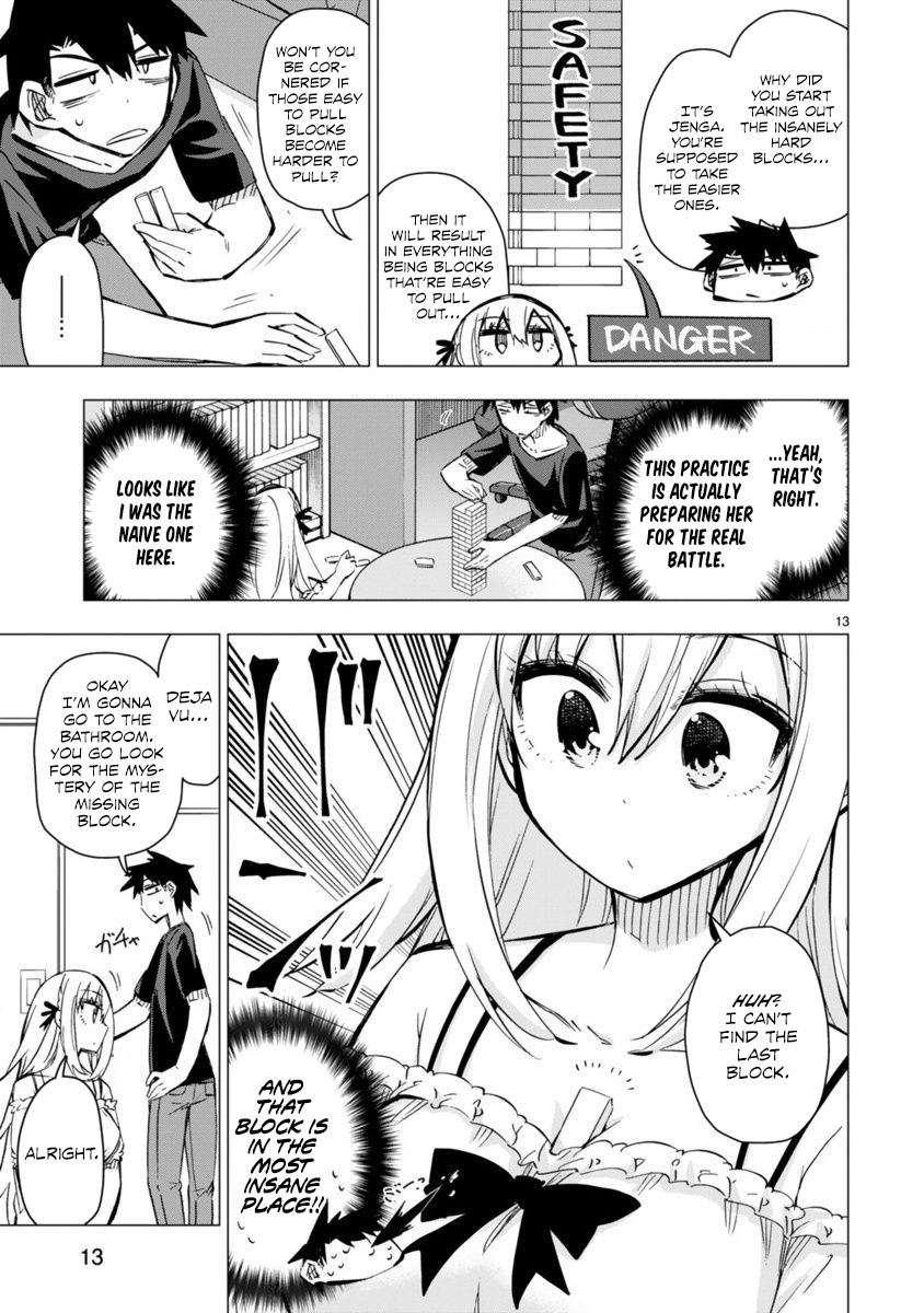 Bandai Kaname wa Asobitai Chapter 16 page 13 - Chapter 16: The blocks the two have piled up on each other
