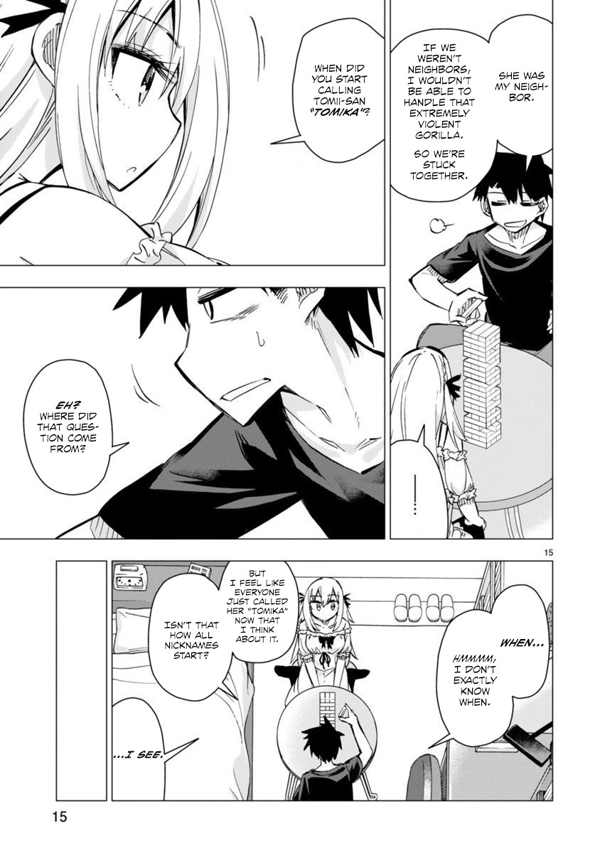 Bandai Kaname wa Asobitai Chapter 16 page 15 - Chapter 16: The blocks the two have piled up on each other