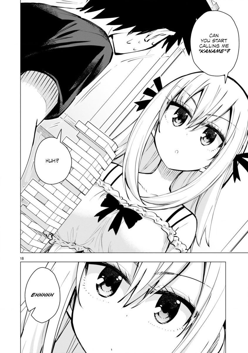 Bandai Kaname wa Asobitai Chapter 16 page 18 - Chapter 16: The blocks the two have piled up on each other