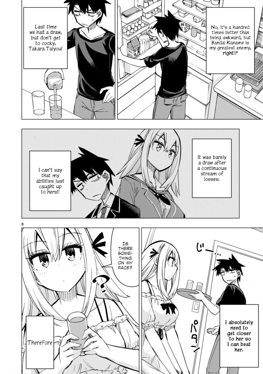 Bandai Kaname wa Asobitai Chapter 16 page 8 - Chapter 16: The blocks the two have piled up on each other