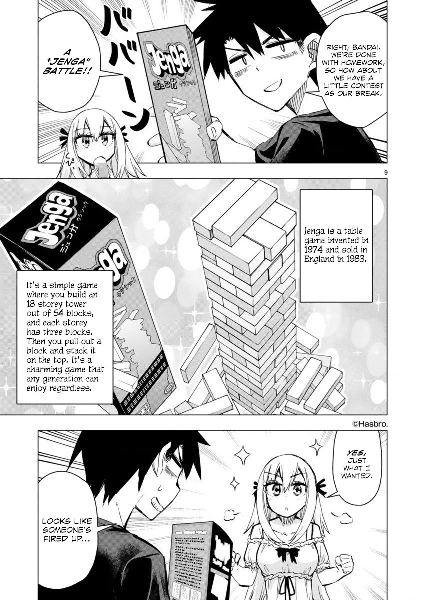 Bandai Kaname wa Asobitai Chapter 16 page 9 - Chapter 16: The blocks the two have piled up on each other
