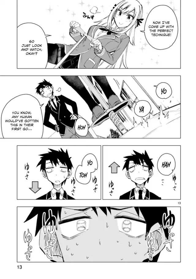 Bandai Kaname wa Asobitai Chapter 2 page 13 - Chapter 2: Earth Shattering pogoing