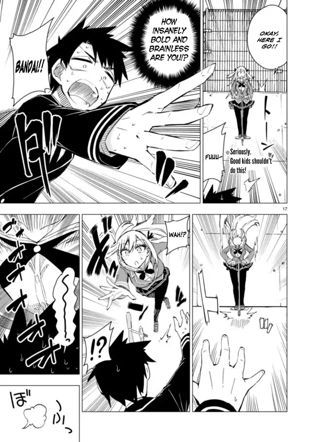Bandai Kaname wa Asobitai Chapter 2 page 17 - Chapter 2: Earth Shattering pogoing
