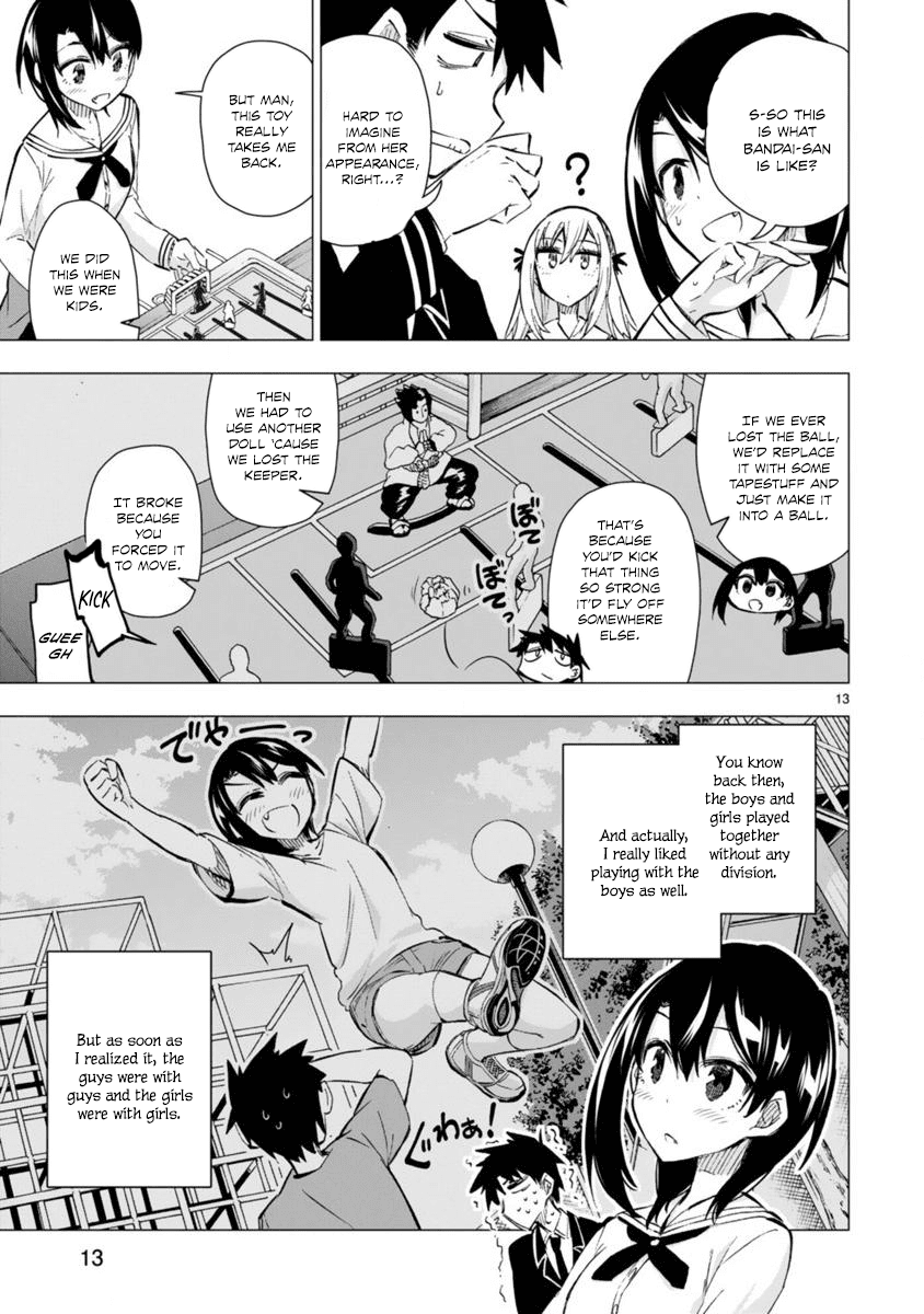 Bandai Kaname wa Asobitai Chapter 4 page 13 - Chapter 4: Kick off to tomorrow